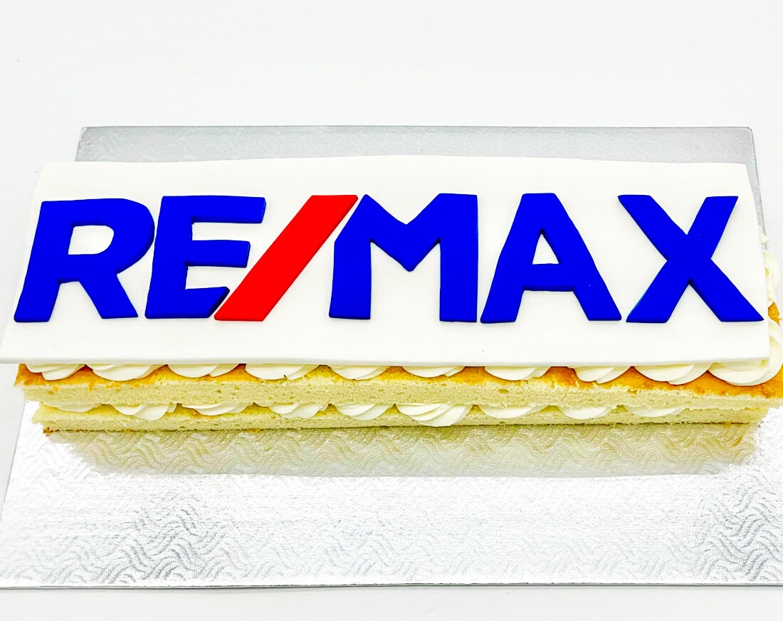 Gâteau Corporatif RE/MAX - Gâteau personnalisé pour événement à Montréal - Luxure Gourmande 5
